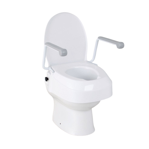 Homecraft Raised Toilet Seat with Arms 