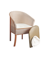 Derby Basketweave Commode Chair