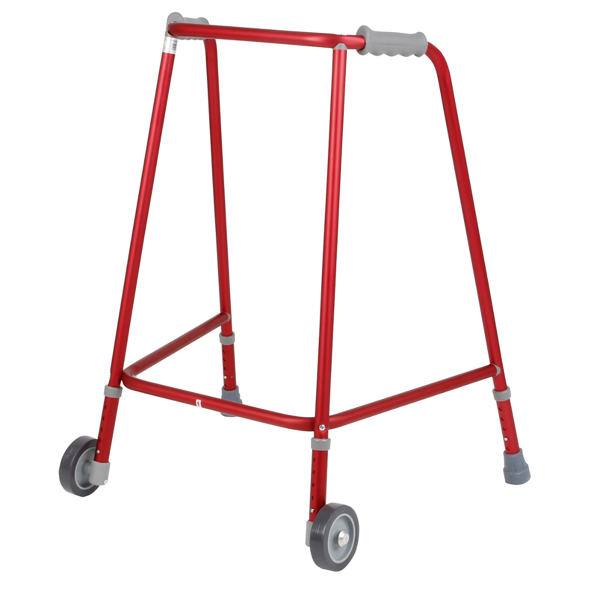 Days Red Adjustable Height Wheeled Walking Frames