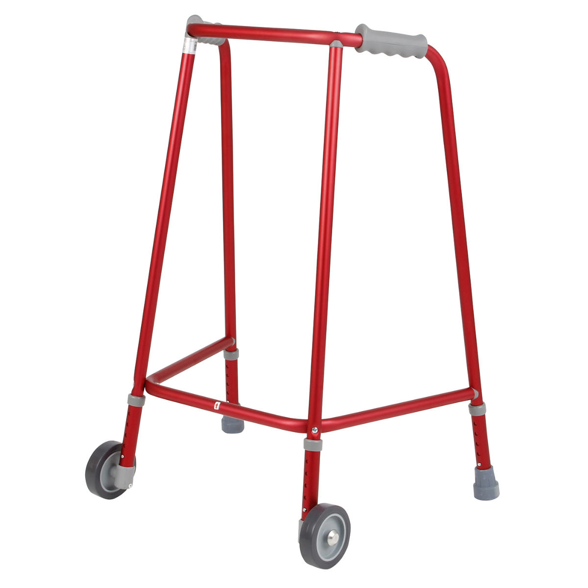 Days Red Adjustable Height Wheeled Walking Frames