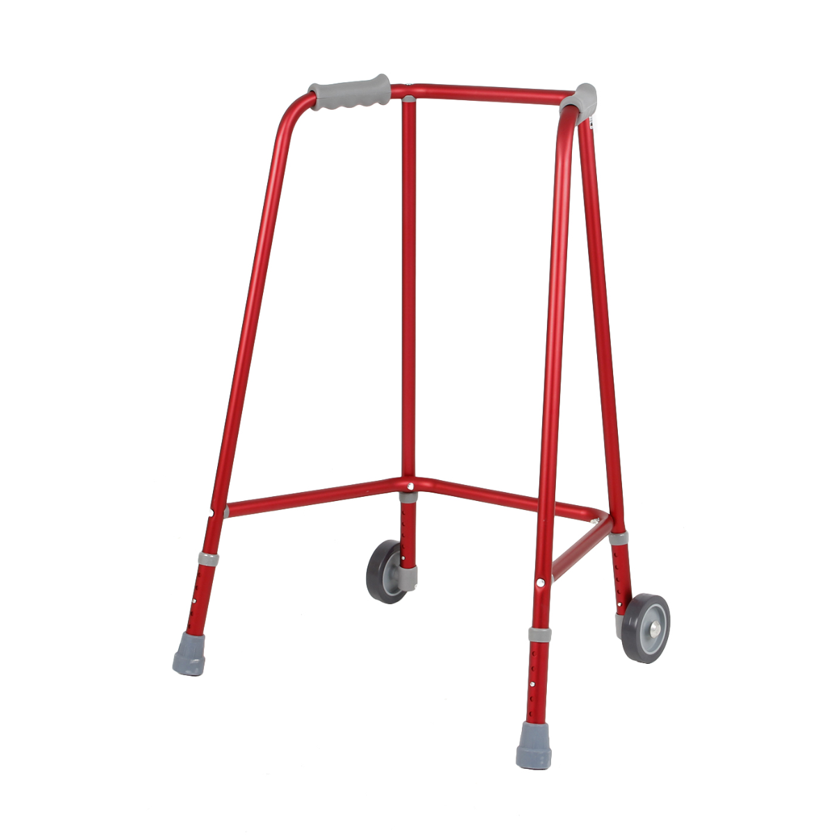 Days Red Adjustable Height Wheeled Walking Frames