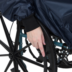 Days Wheelchair Mac with Sleeves - unlined navy