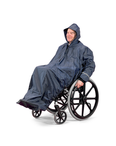 Days Wheelchair Mac with Sleeves - unlined navy