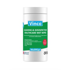 Vinco Medwipe PP Wipes - 200ct Tub