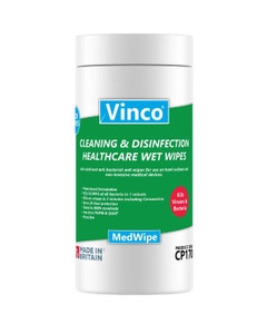 Vinco Medwipe PP Wipes - 200ct Tub