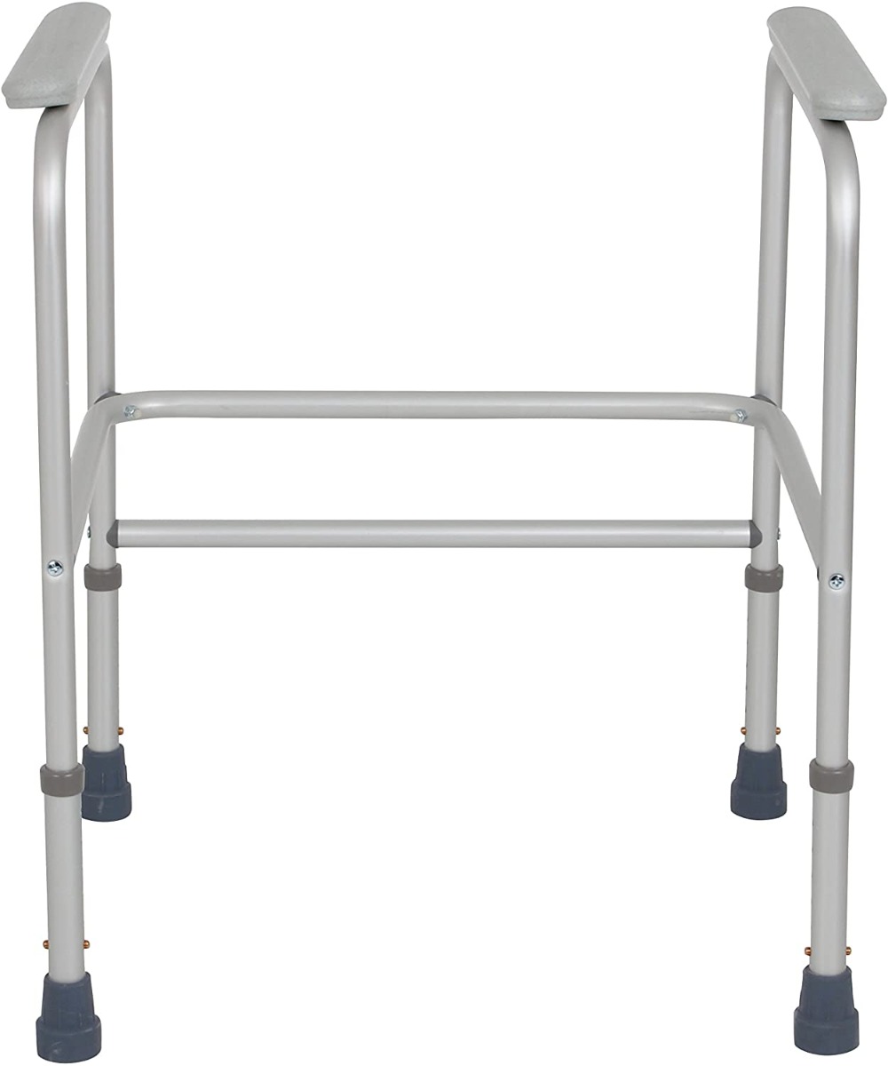 Homecraft Adjustable Aluminium Toilet Surround - Without Floor Fixing Feet