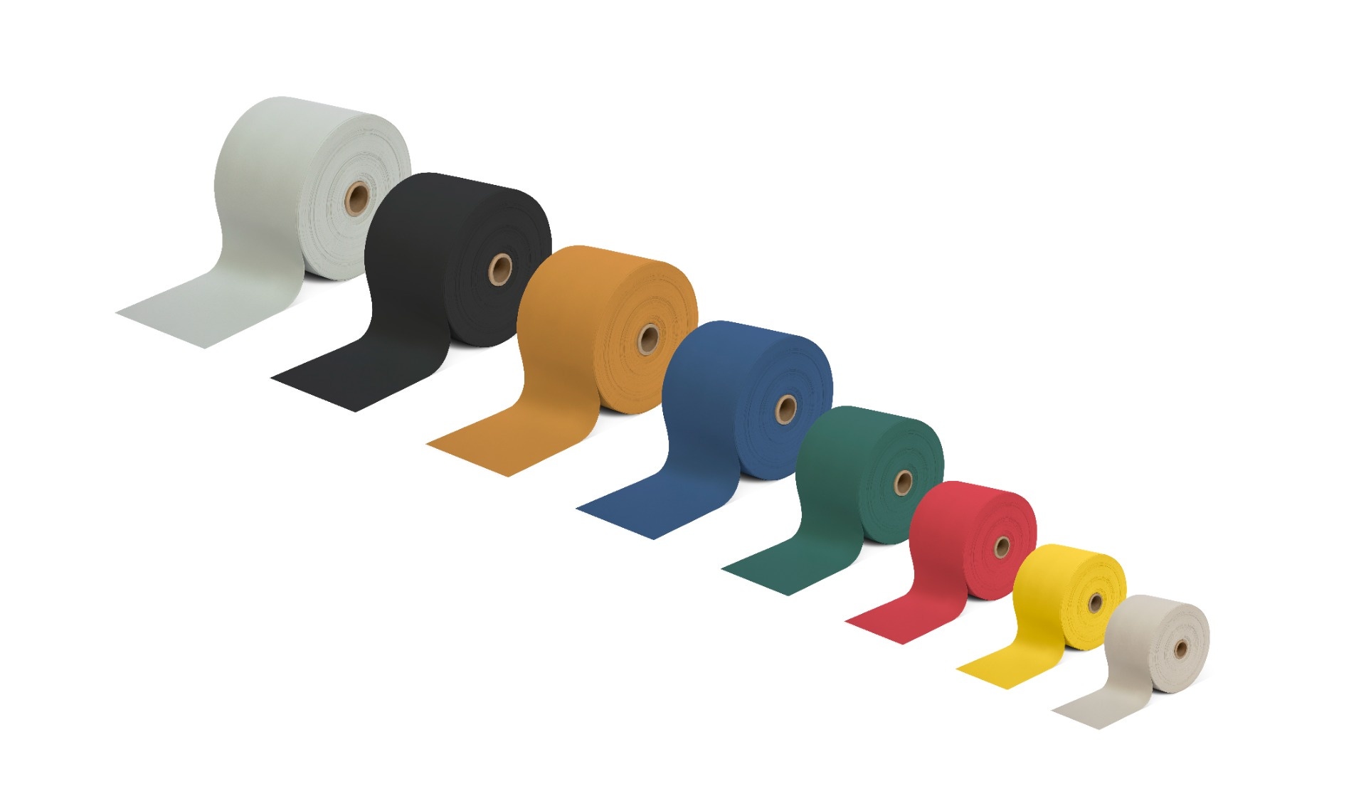THERABAND 22.9m Roll Latex Free Dispenser Pack