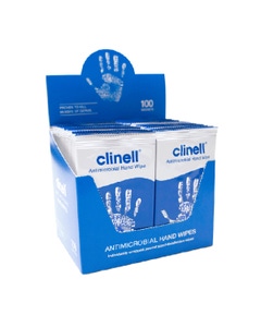 Clinell  Antibacterial Hand Wipes