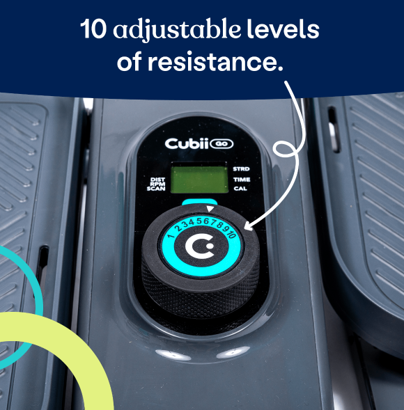 Costco Cubii Display Monitor Cubii Go Portable Seated Elliptical