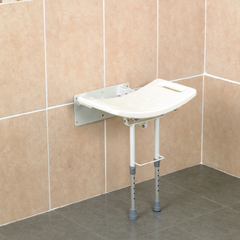 Days Wall Mounted Shower Seat with Legs