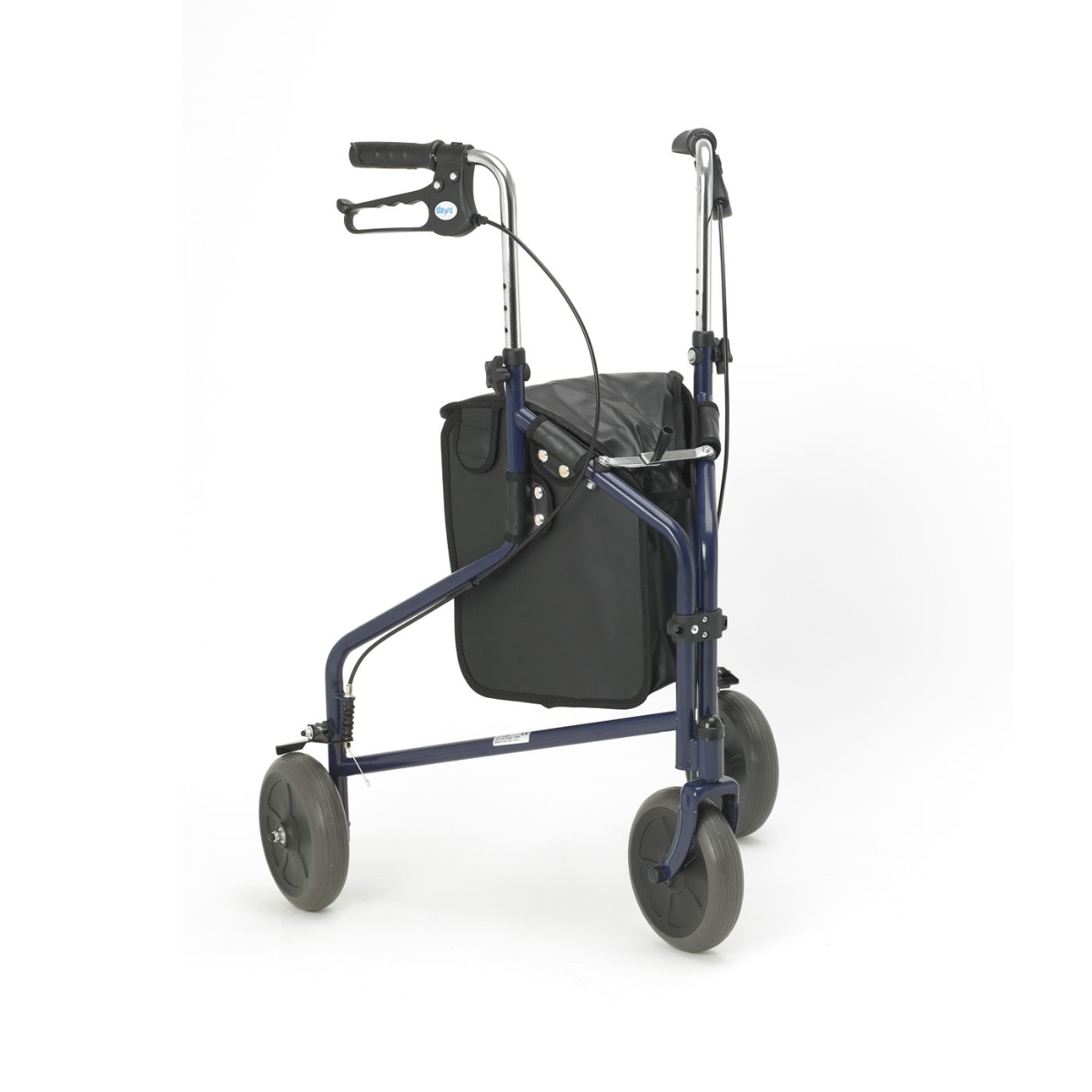 Days Steel Tri Wheel Walkers with Loop Lockable Brakes Mobility Aids Performance Health