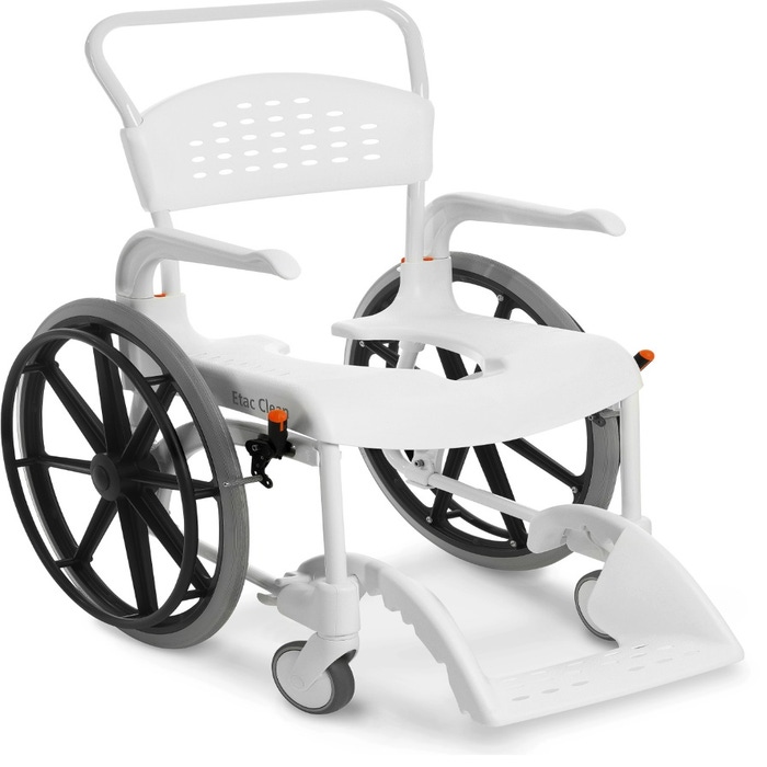Etac Clean Self-Propelled Shower Commode Chair