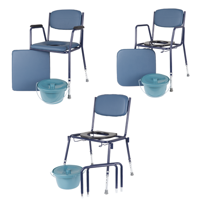 Homecraft Adjustable Height Comfort Commode | Bathroom Aid ...