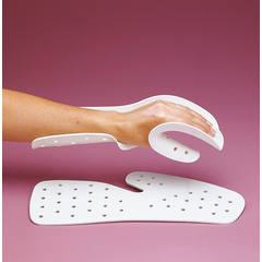 Rolyan Perforated Functional Position Hand Splint with Strapping
