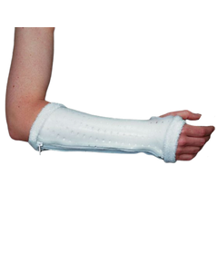 Rolyan AquaForm Zippered Wrist Splint - White