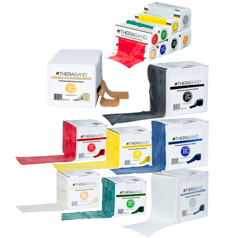 THERABAND Latex Resistance Bands Progression Bands Performance