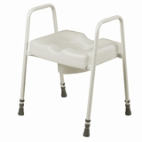 Freestanding Toilet Frame 499 with Raised Toilet Seat